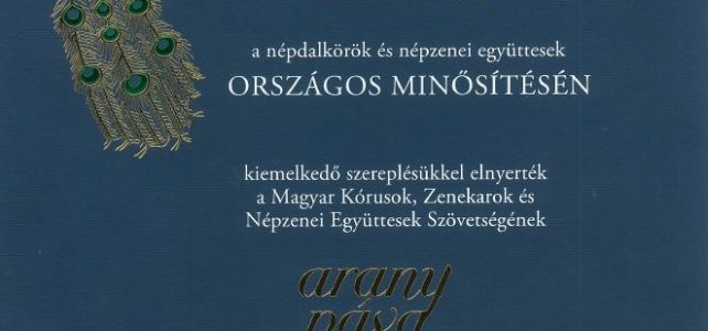 Aranypáva Országos Népzenei Minősítő eredmények 2.