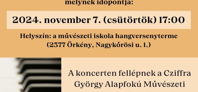 Meghívó – 30 éves a Cziffra György Alapfokú Művészeti Iskola