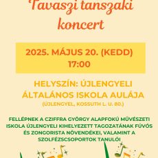 Meghívó újlengyeli Tavaszi tanszaki koncertre